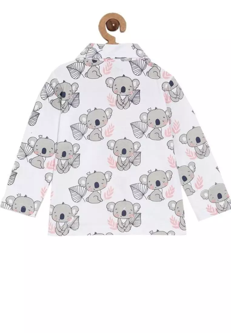 The Mom Store Kids Pajama Set Pack Of 2 Baby Koala & Magical Unicorn - Multicolor