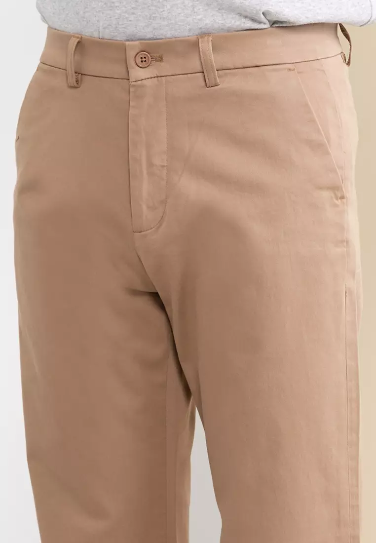 Premium Sateen Straight Chinos