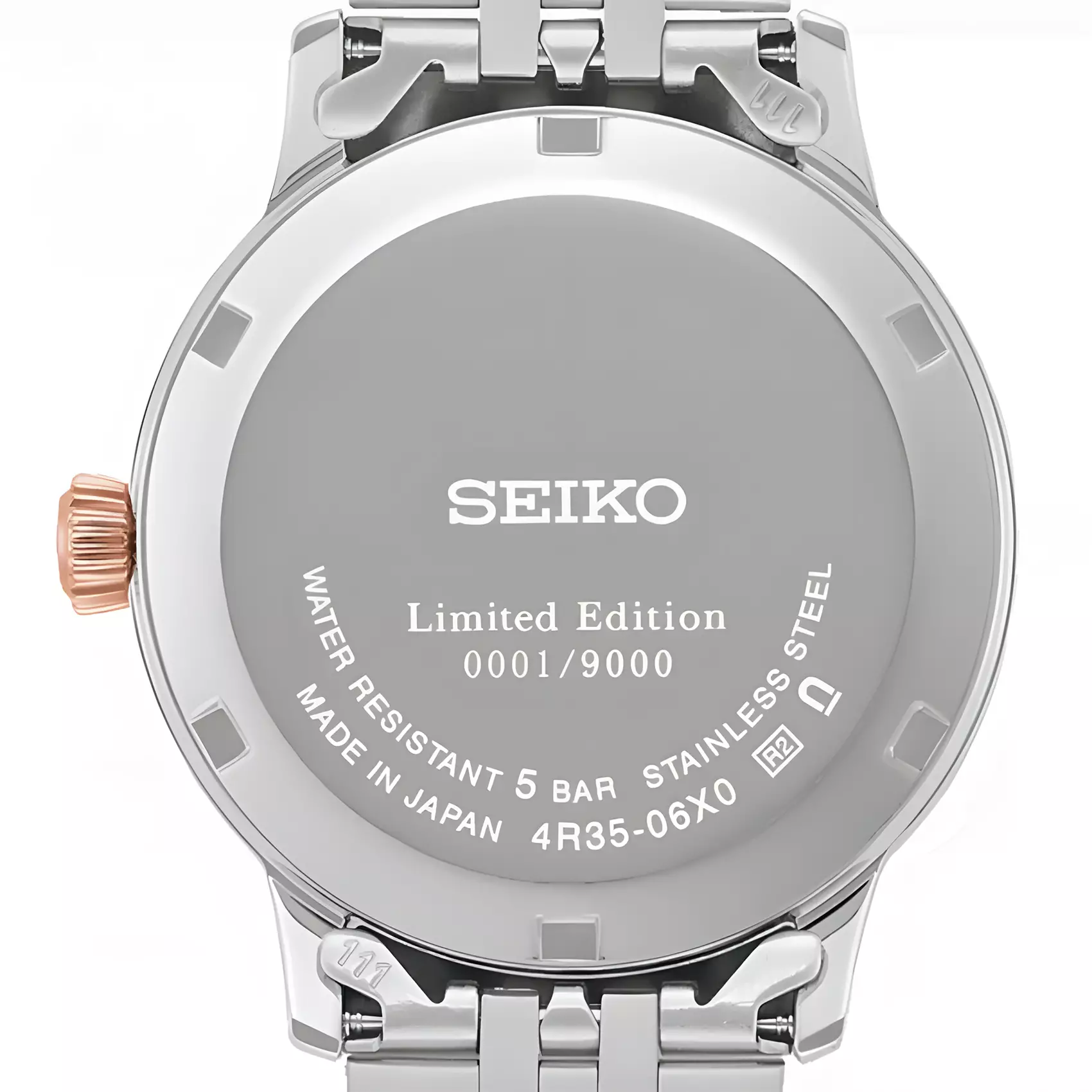 Seiko Presage Cocktail Time Limited Edition - Jam Tangan Automatic Wanita - Mother of Pearl Dial - Dual Tone Stainless Steel Strap - SRPM06J1