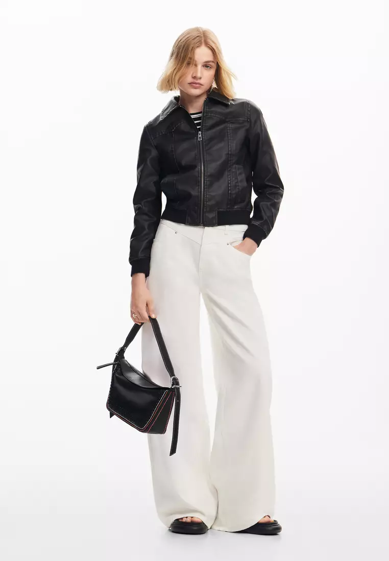 Bag with braided details