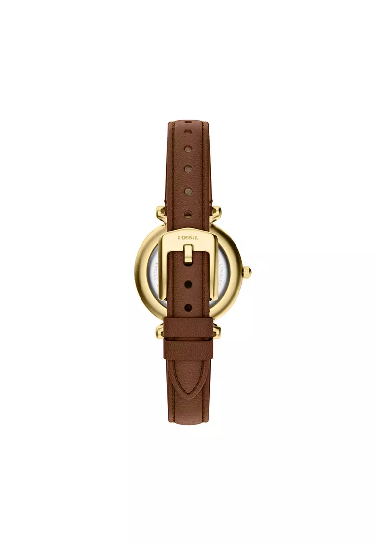 Carlie Brown Leather Watch Es5464