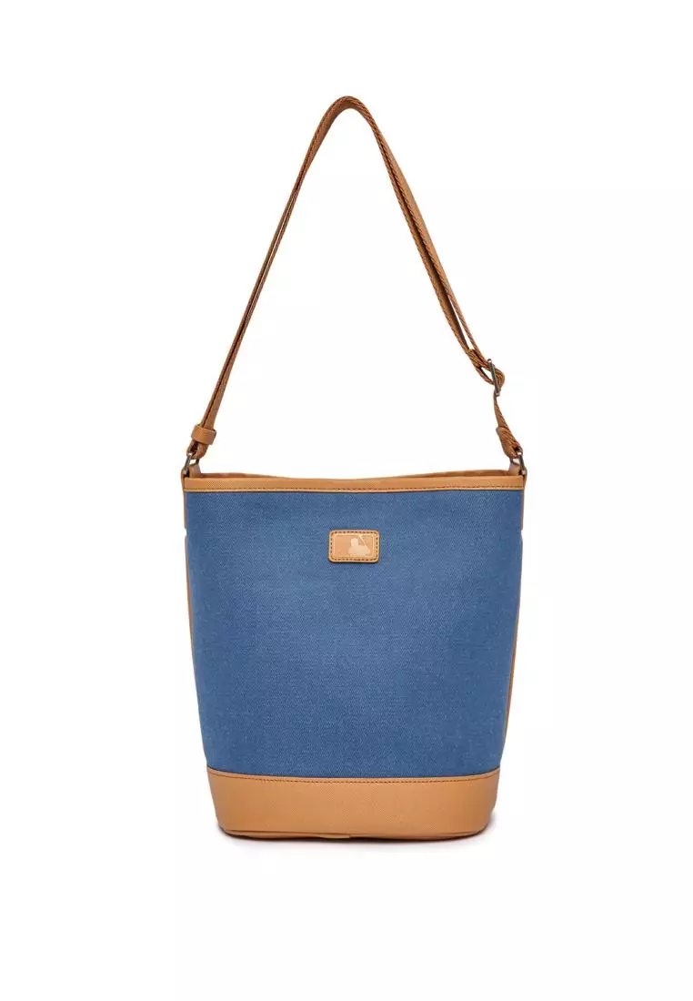 [MLB] Basic Canvas Bucket Bag ★大人気★ MLB Varsity Basic Canvas Bucket Bag NY Blue – The Factory KL
