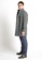 Gay Giano grey Padded Trench Coat C271AAAD615954GS_2