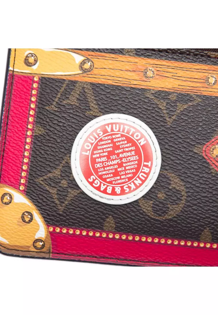 Pre-Loved Louis Vuitton Monogram Summer Trunks Pochette Weekend