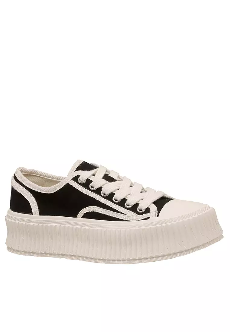 Discount on Twenty Eight Shoes  shoes - SKU: Platform Canvas Sneakers TLD8025