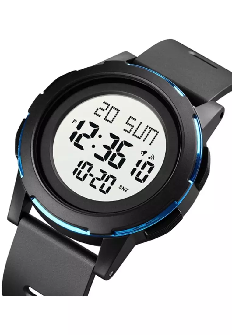Jam Tangan Digital Pria Waterproof Many Function Strap Tali Material Silicone GN49 ORIGINAL