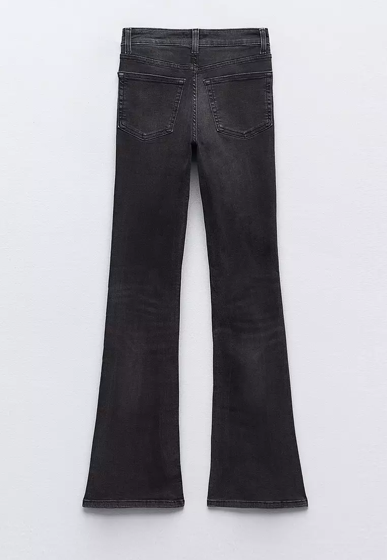 Flare Full Length Mid Rise Jeans