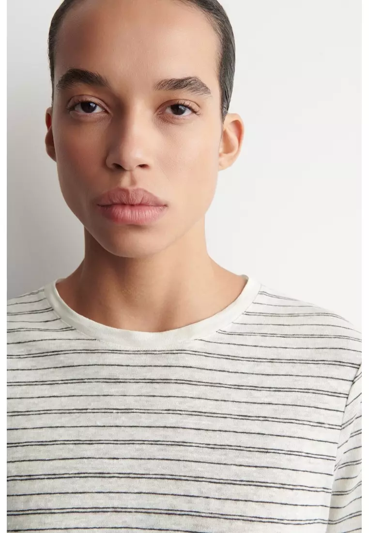 CREW-NECK LINEN T-SHIRT