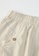 A-IN GIRLS beige Elastic Waist Solid Color Casual Pants 24323AAB0D5628GS_6