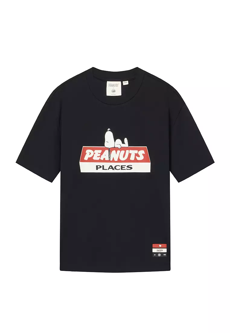 PALLADIUM x SNOOPY 印花圖案寬鬆全棉短袖T裇