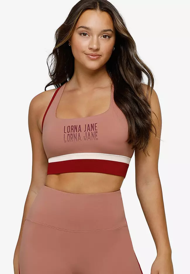 Buy Lorna Jane Retro Colourblock Sports Bra 2023 Online