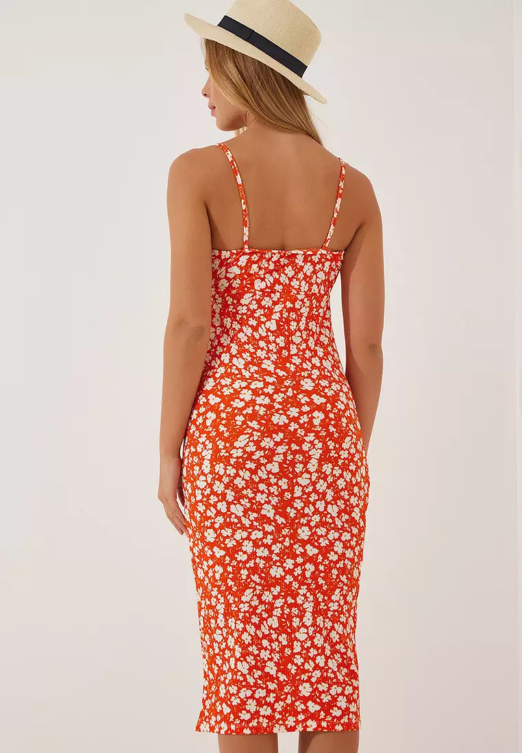 Floral Slit Summer Dress