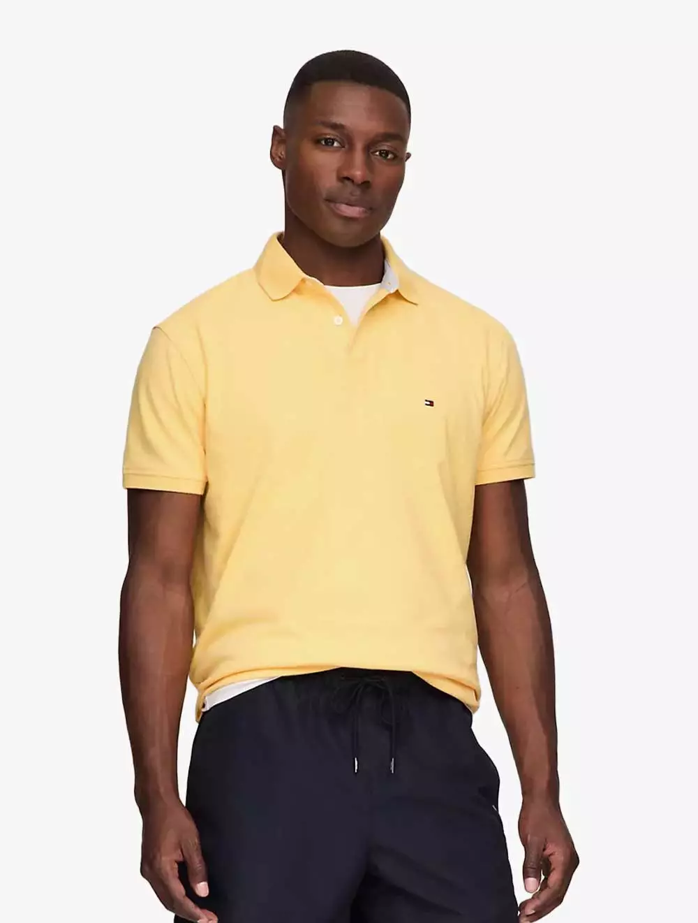 Jual Tommy Hilfiger Tommy Hilfiger Stretch Regular Fit Polo Yellow