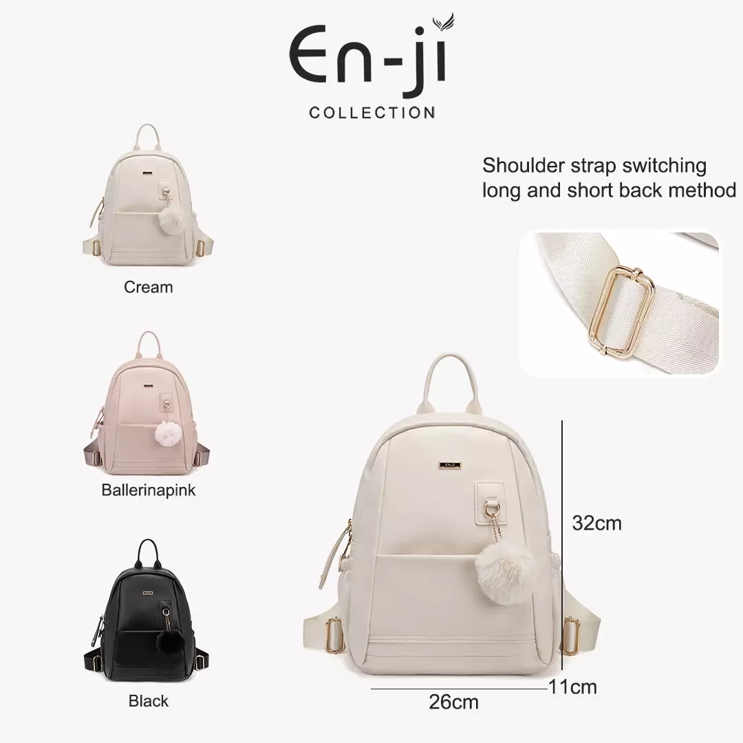 En-ji Sowon Backpack Wanita Warna Ballerinapink