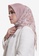Buttonscarves pink Buttonscarves The Farsha Voile Square Misty Rose D8726AA1F3EBFEGS_2