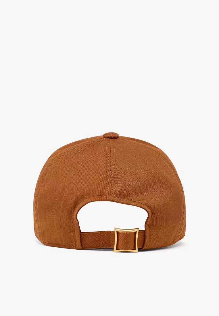 MCM ロゴプリント キャップ ブラウン エムシーエム MCM キャップ ベースボールキャップ 帽子