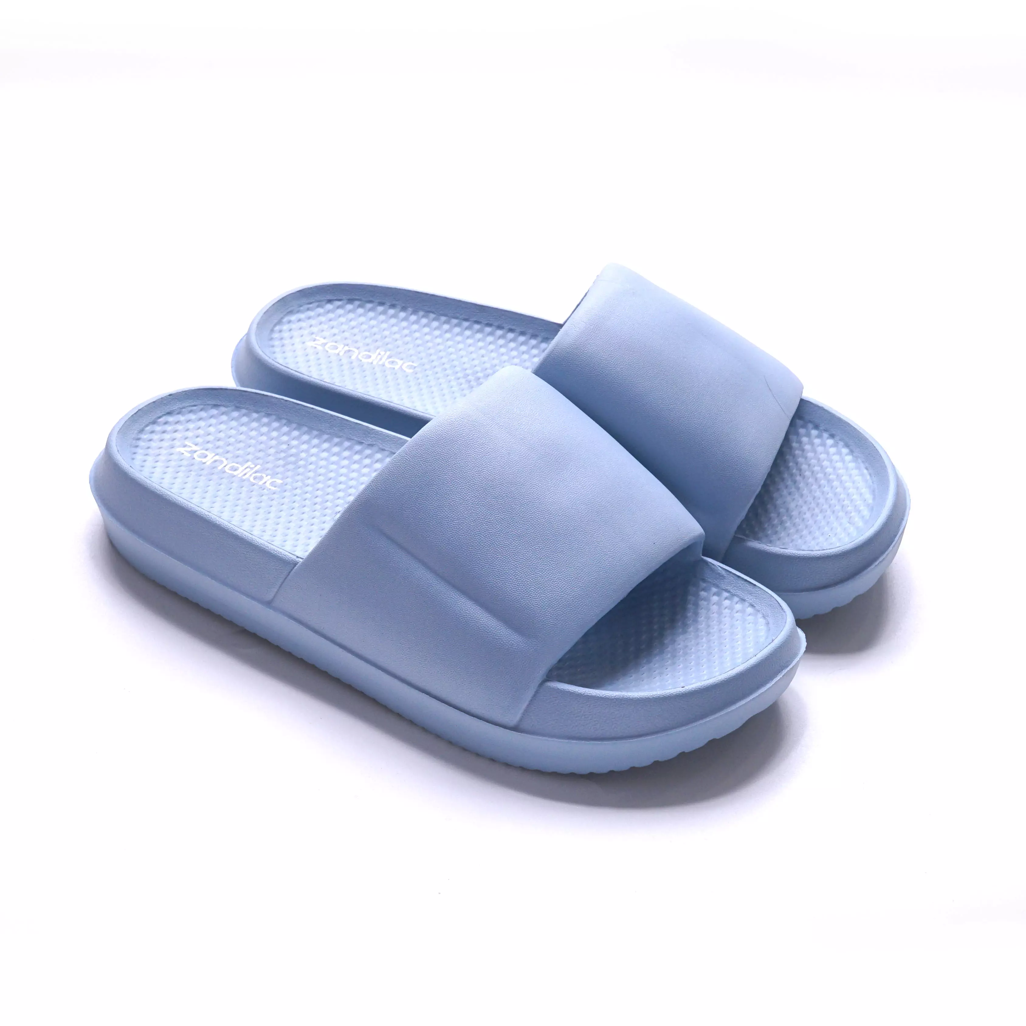 ZANDILAC - SANDAL WANITA DEWASA AT220641WD BIRU LAUT full karet