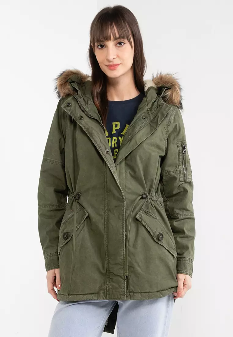 Superdry 1st ad outlet aviator down parka