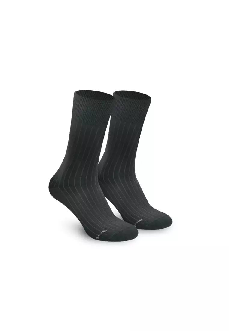 Biofresh Men’s Sweat Absorbent Cotton Lite Thin Casual Crew Socks 3 pairs in a pack RMCKG10