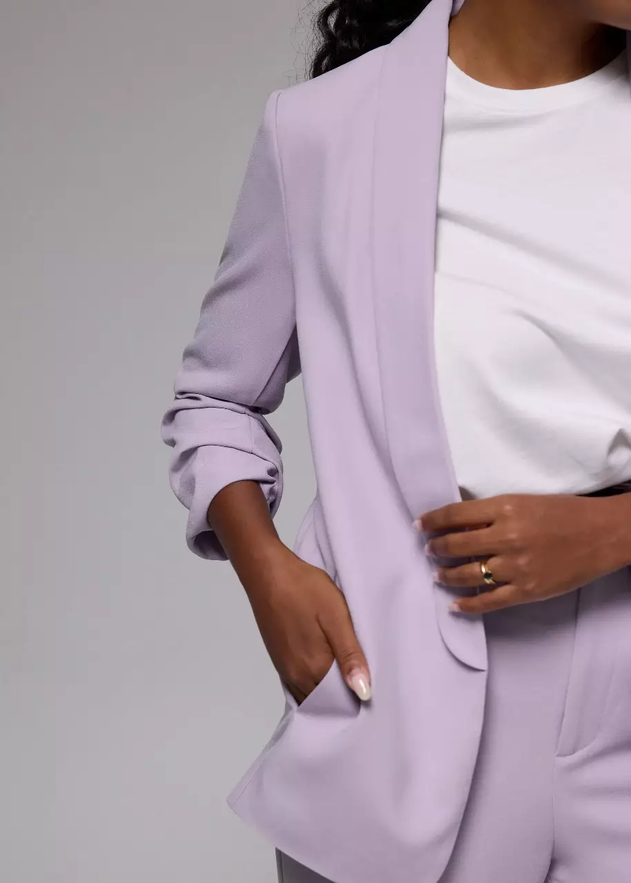 Blazer Wanita - Mili Shawl Collared Blazer