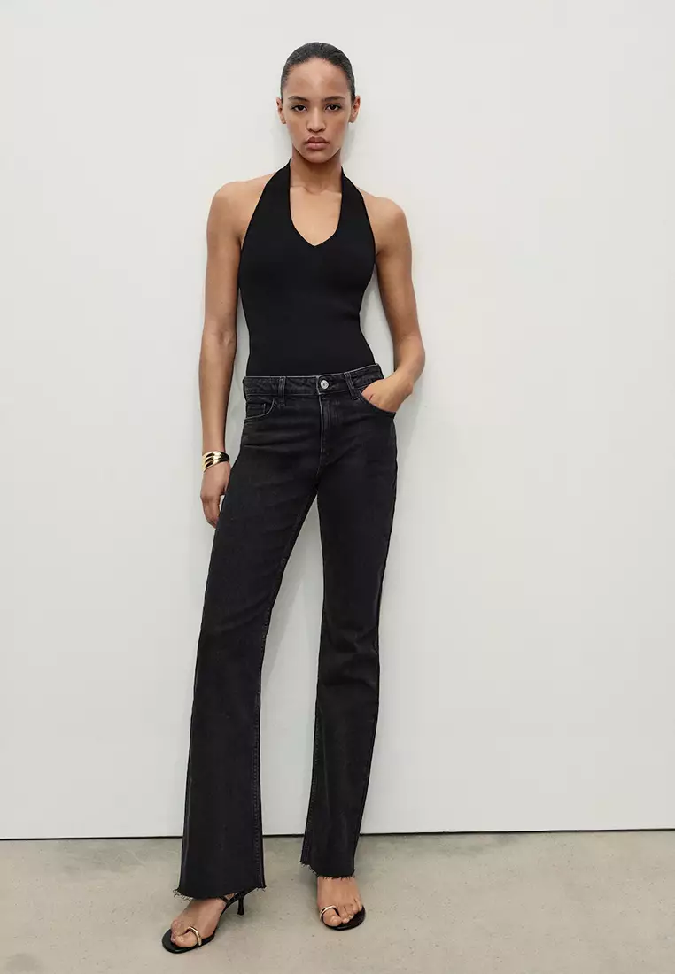 Fiona Flared Mid-Rise Jeans