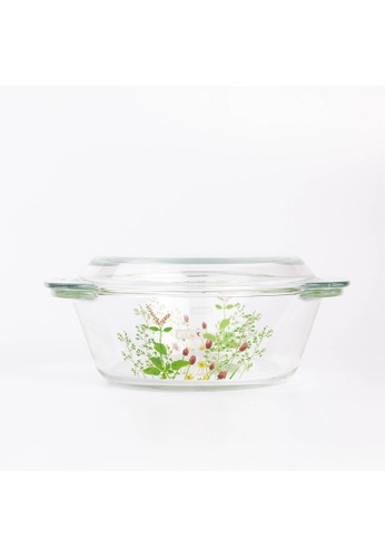 Buy Pyrex Pyrex 2000ml Heat Resistant Tempered Glass Casserole With Lid Baking Dish Borosilicate Glass Casserole Bakeware Ovenware Provence Garden Online Zalora Malaysia