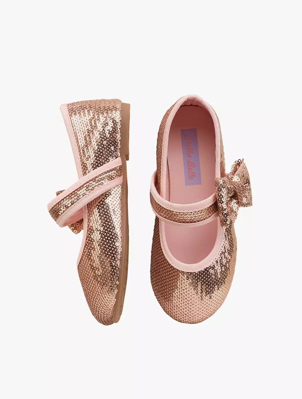 Payless Stella Belle Childrens Xenia Toddler MJ Flats - Pink_07