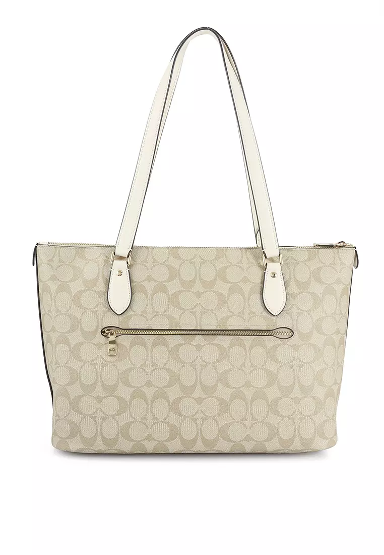 Coach pbl lth bay tote best sale