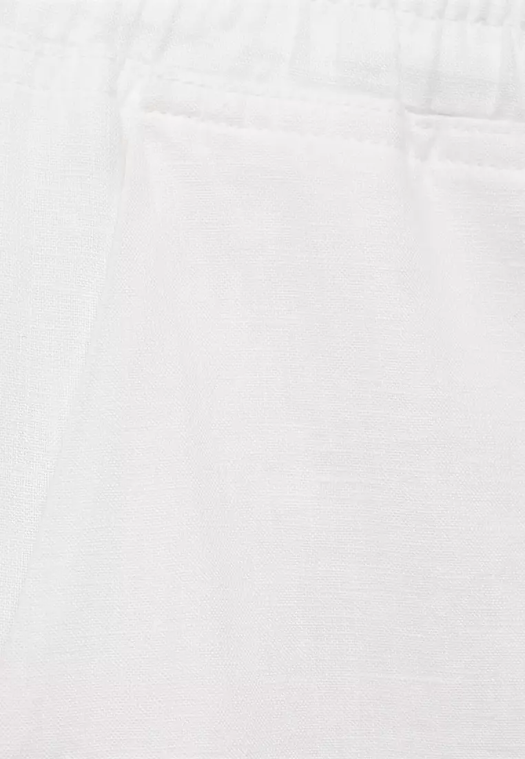 Straight Linen Trousers