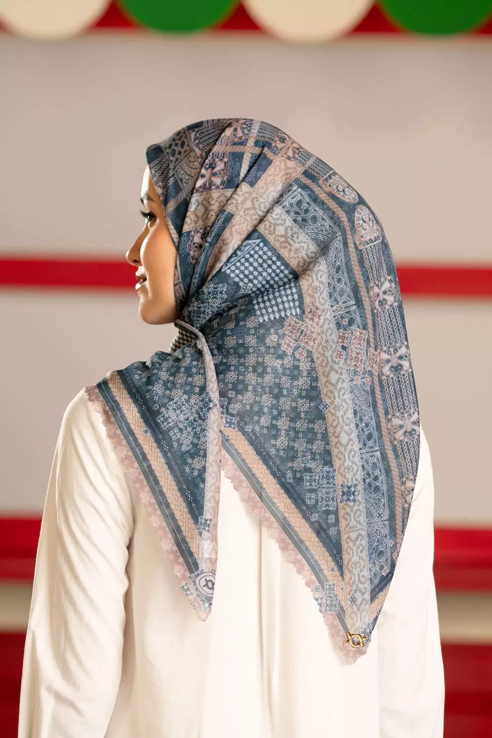 Klamby - Neera Scarf Teal Velvet