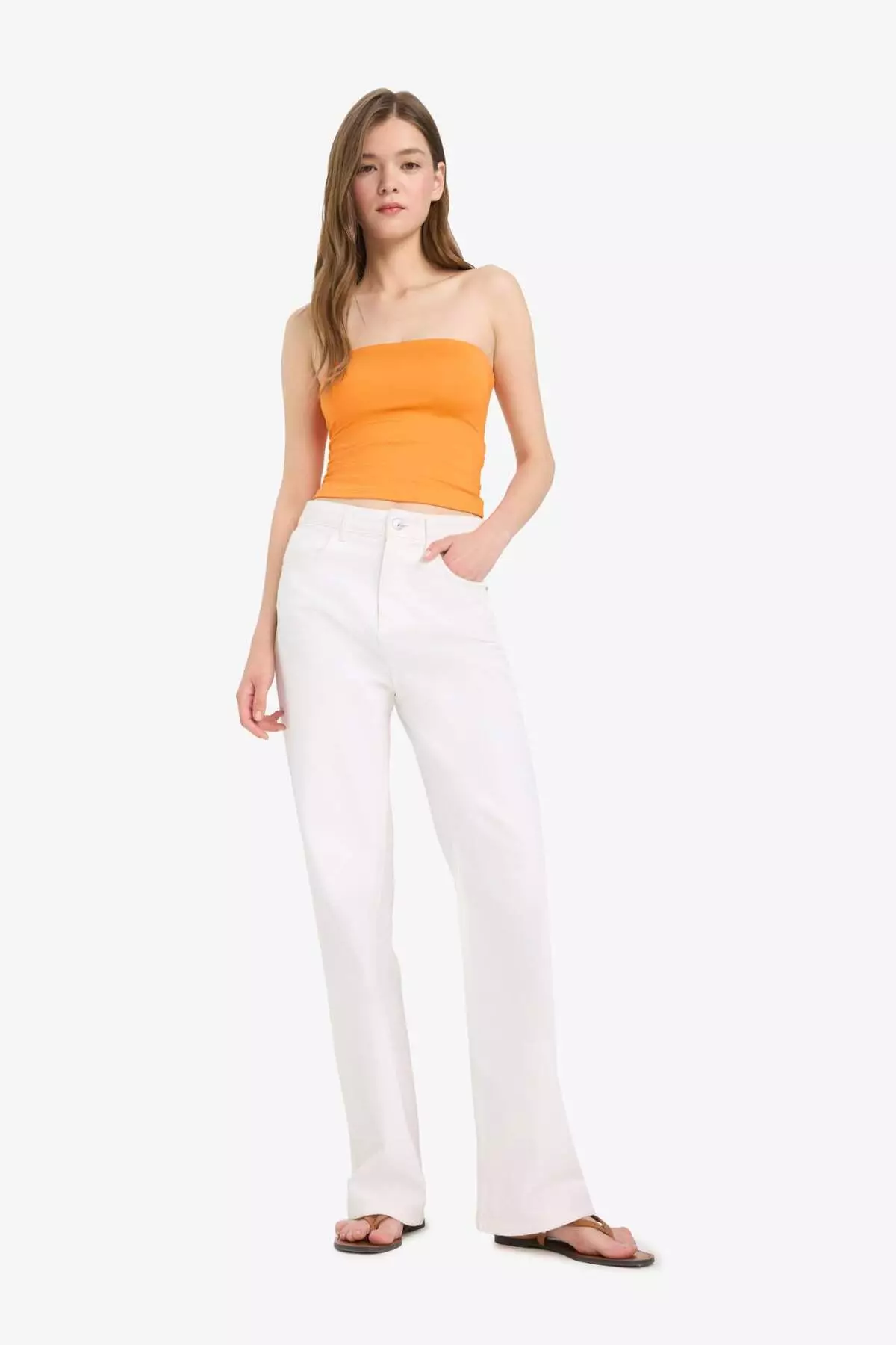 Cool Fitted Strapless Blouse F5162Ax25Sm