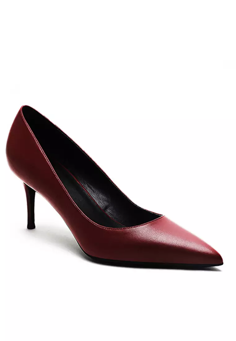 6CM Uniform Pointed High Heel Shoes HZL161