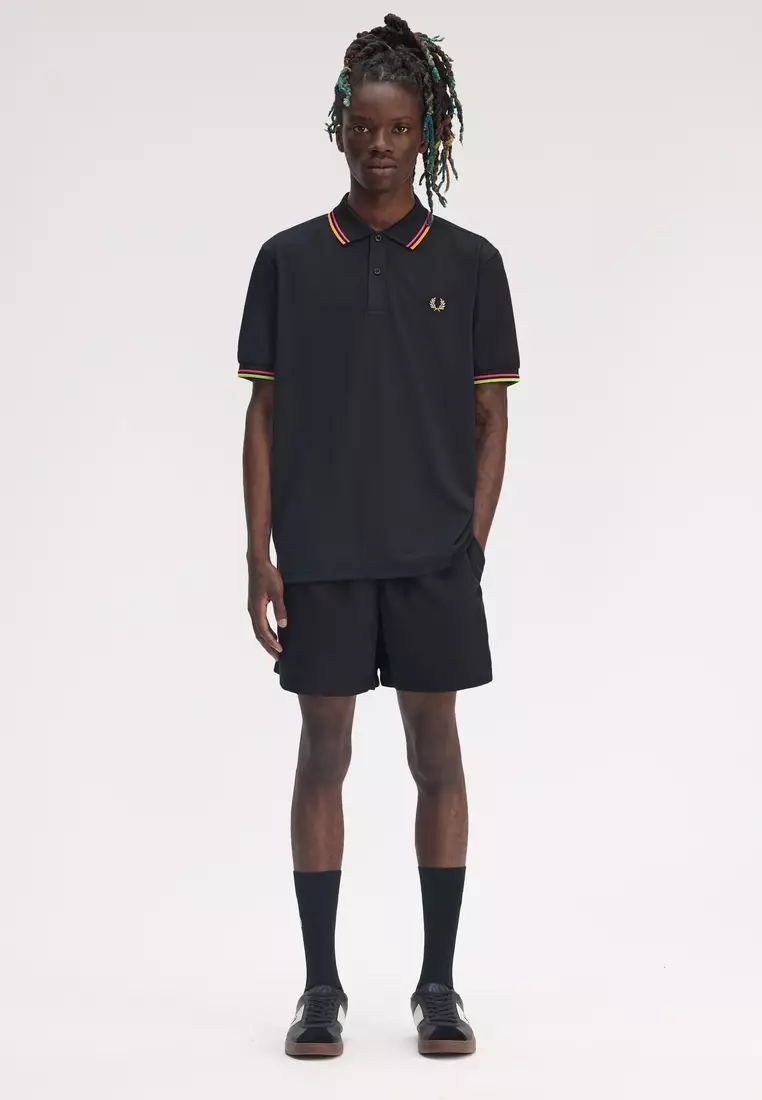 Fred Perry S9103 Taslan Tennis Shorts (Black)
