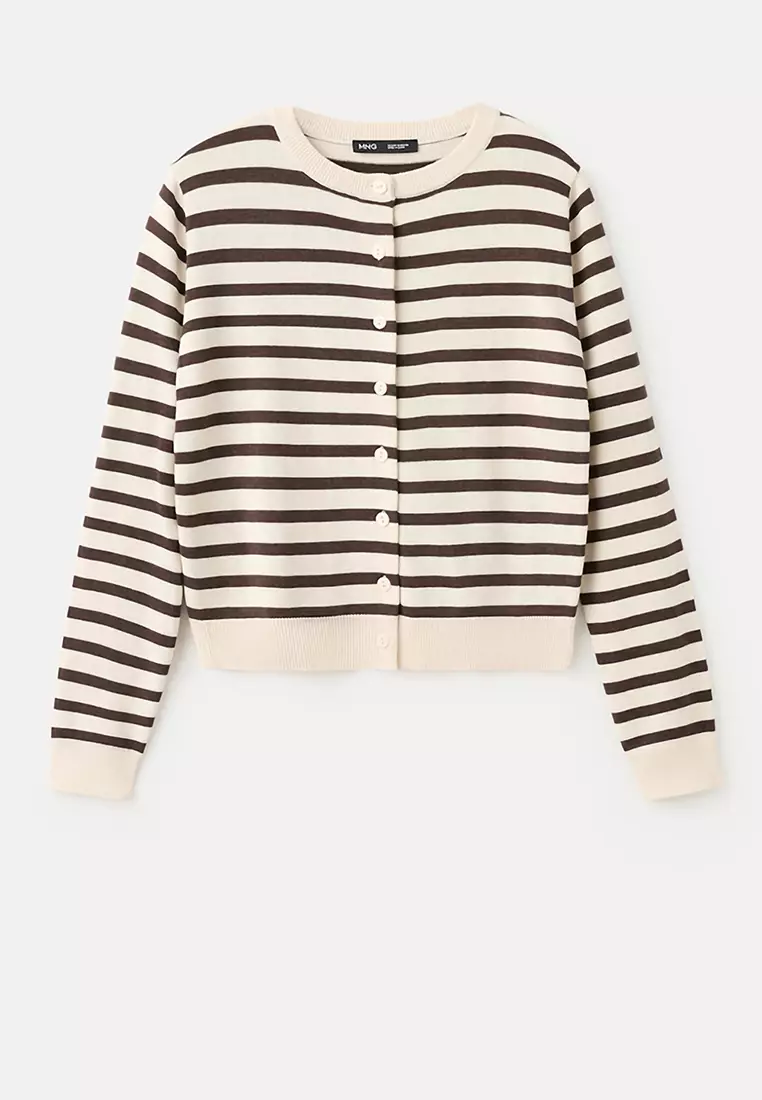 Striped Knit Cardigan