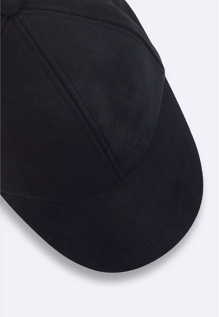 Faux Suede Cap