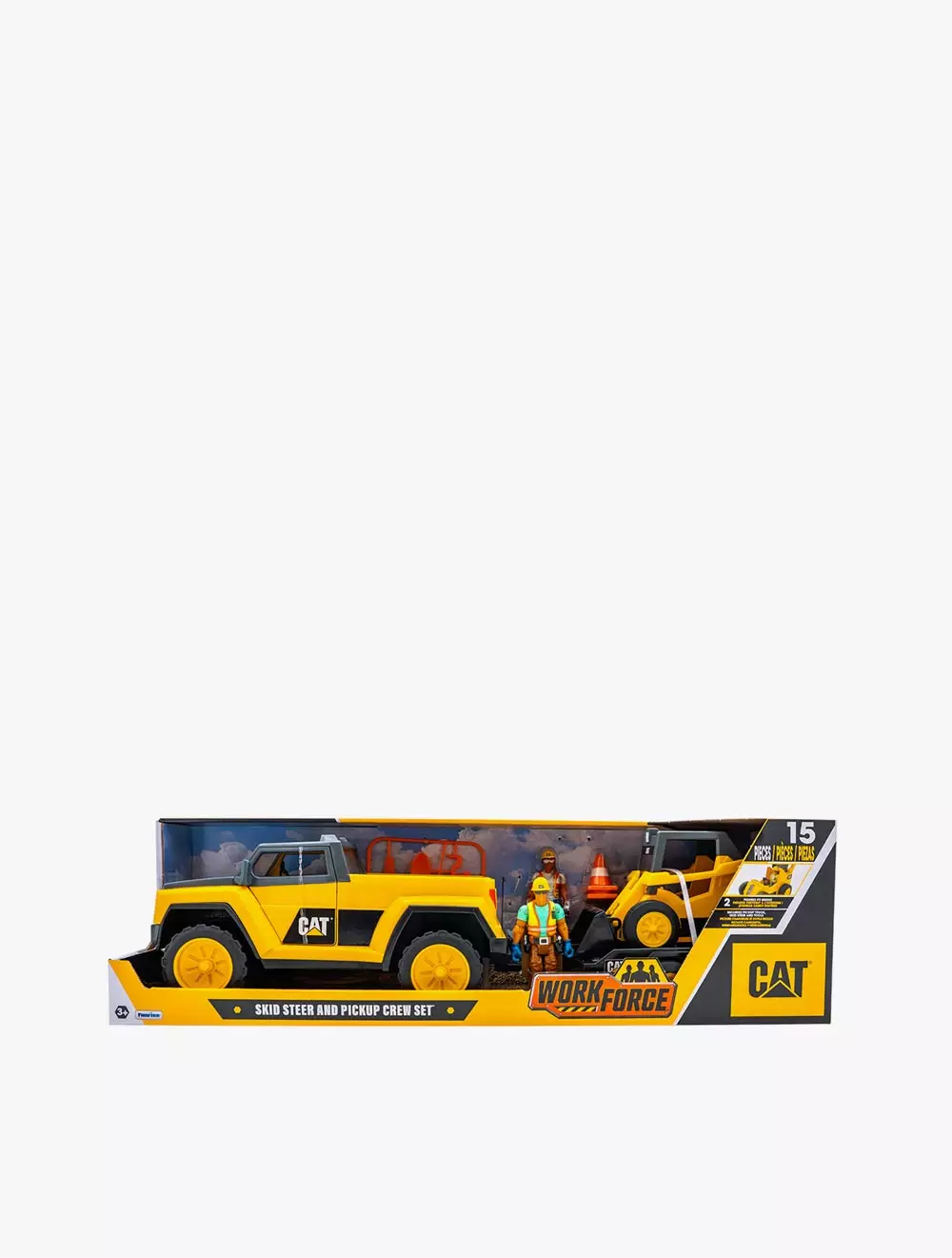 Caterpillar Workforce Pick Up Truck + Skidsteer