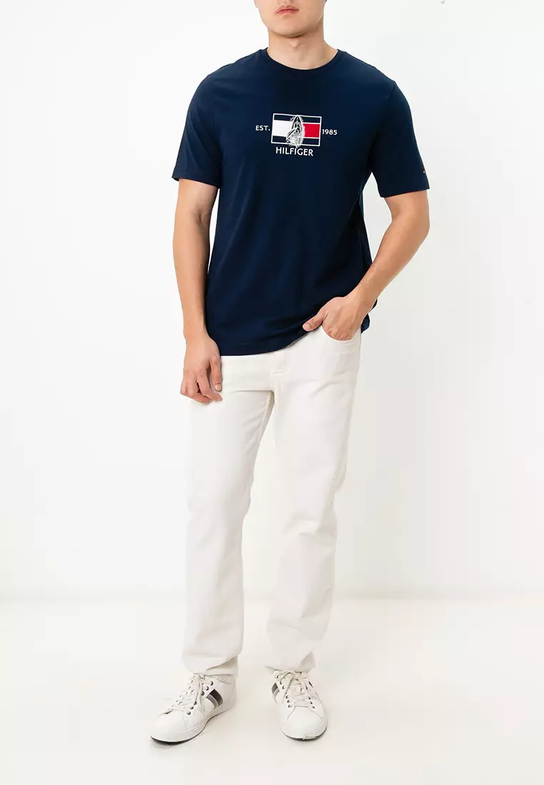 Logo Graphic Crew Neck T-Shirt - Tommy Mainline