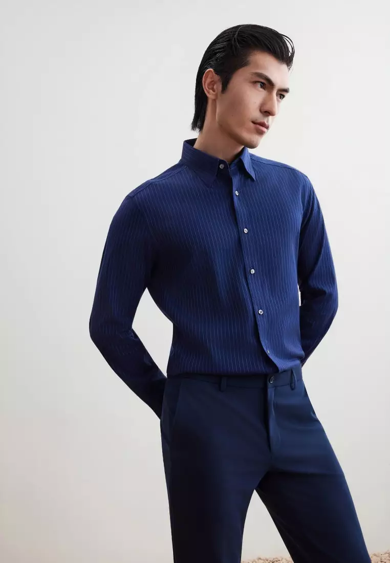 G2000 Non-Iron Smart Fit Stripe Shirt