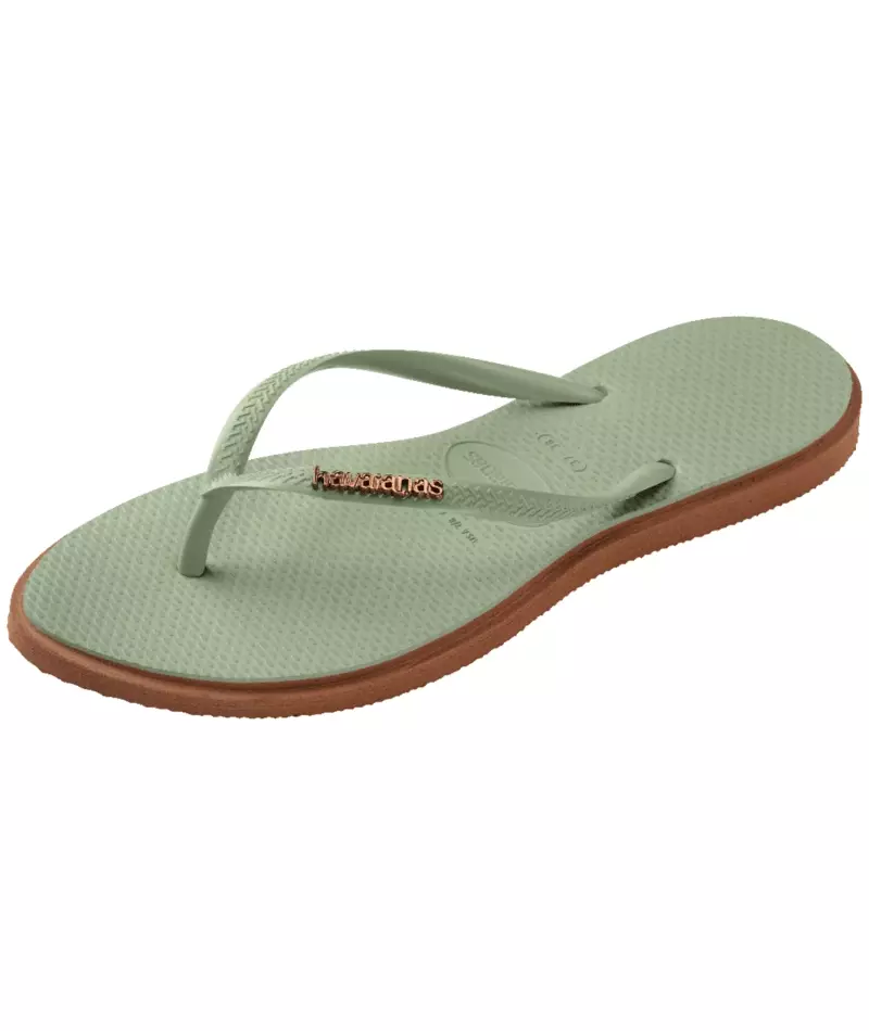 Havaianas 1797 - Slim Point Smoke Green - Sandal Wanita