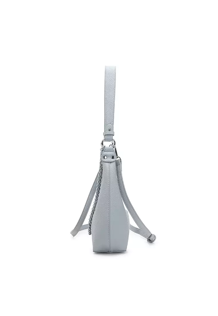 Women's Top Handle Bag / Sling Bag / Crossbody Bag / Shoulder Bag (Tas Tangan Wanita / Tas Selempang Wanita / Tas Bahu Wanita) - Biru