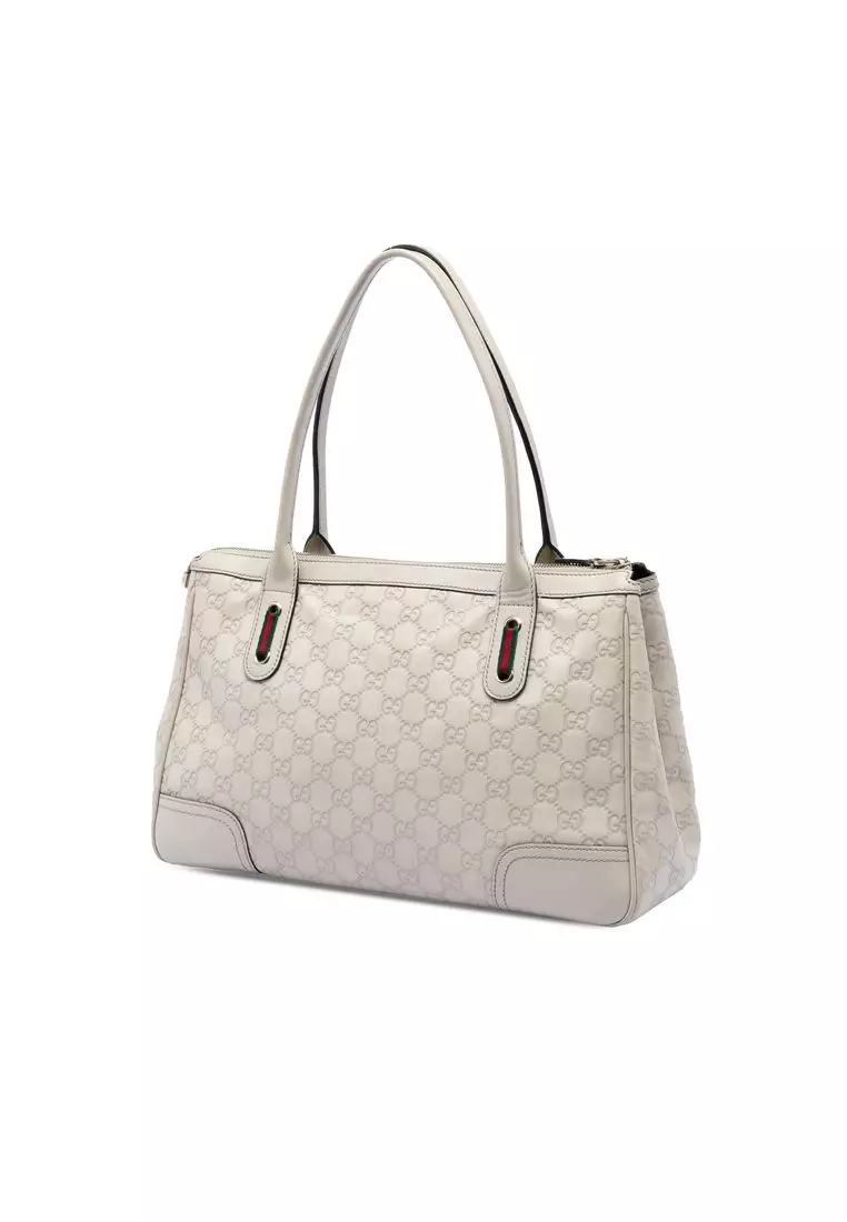 Pre-Loved Gucci Guccissima Web Princy Tote