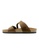 SoleSimple brown Hamburg - Camel Leather Sandals & Flip Flops BDEF6SHF4A0C7CGS_3