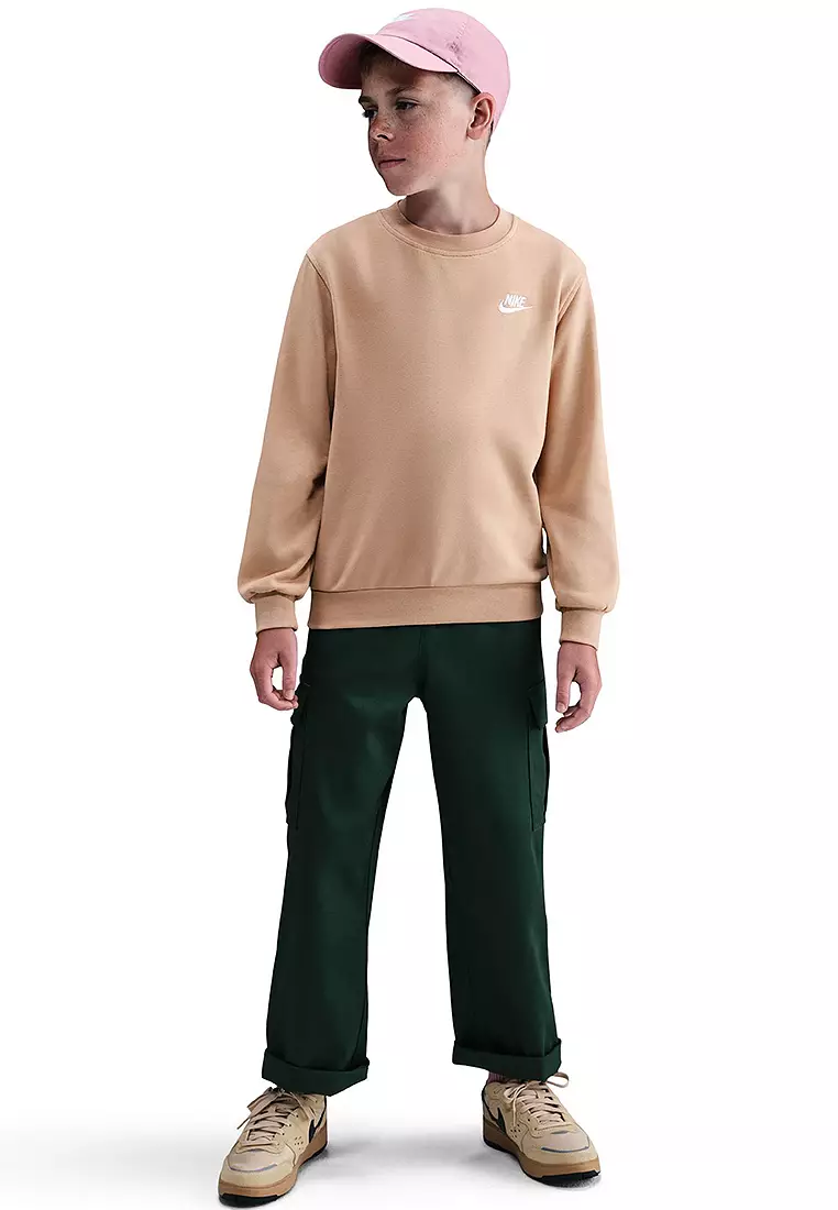 Sportswear Club Fleece Big Kids' Crew-Neck Sweatshirt