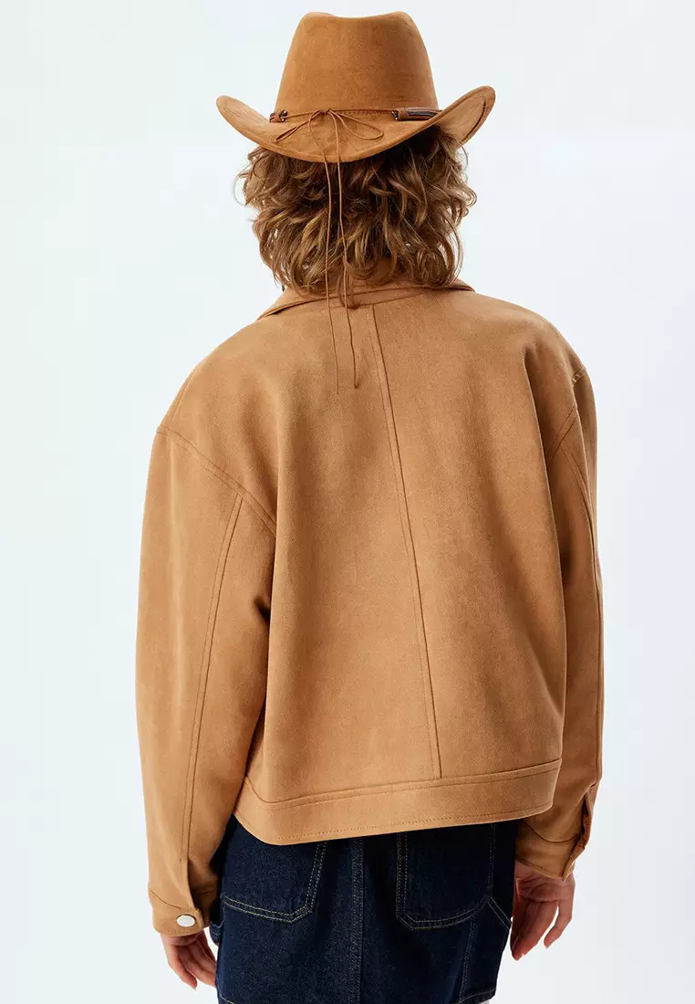 Suede Look Jacket