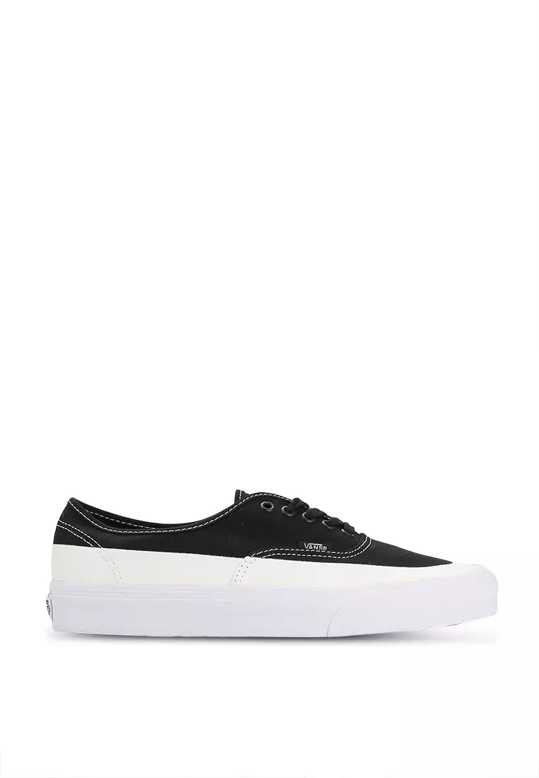 Mens black sale and white vans