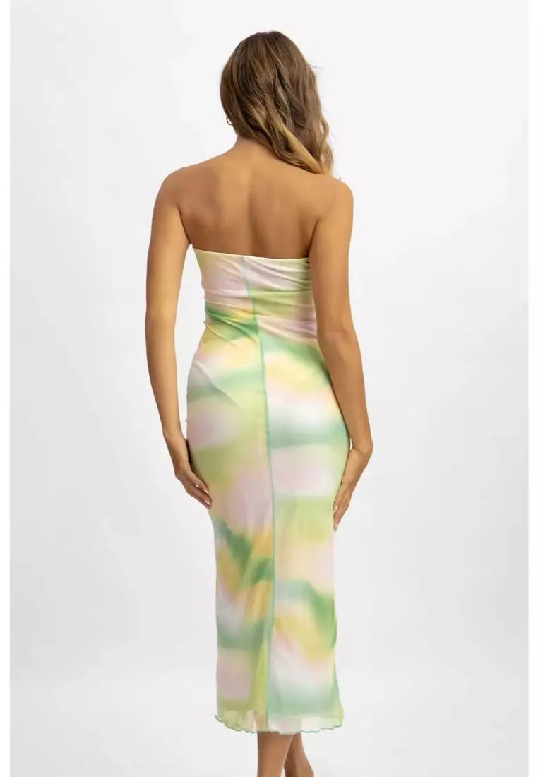 River Tube Maxi Dress / Liquid Love