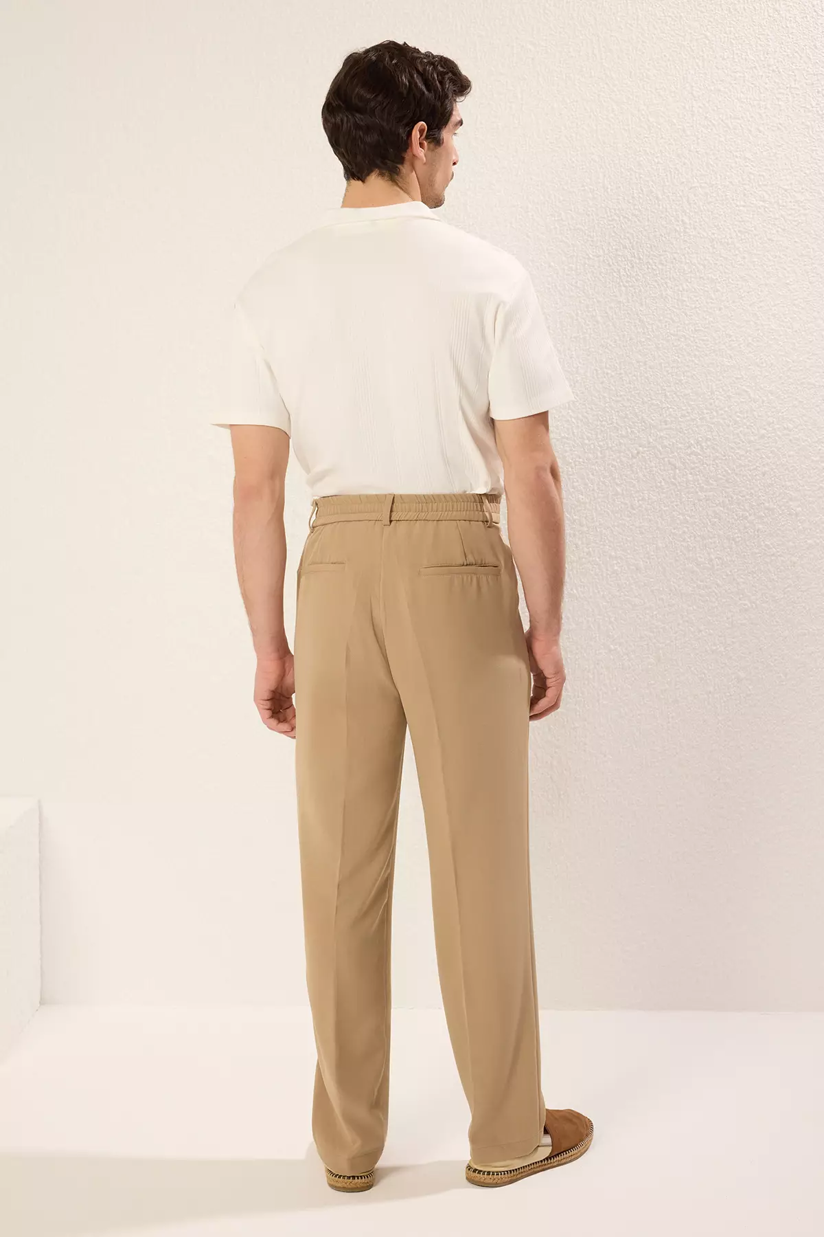 Baggy Fit Wide Leg Trousers
