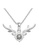 Her Jewellery silver CELÈSTA Moissanite Diamond - Mon Renne Pendant (925 Silver with 18K White Gold Plating) by Her Jewellery C70DFAC102F7F1GS_4