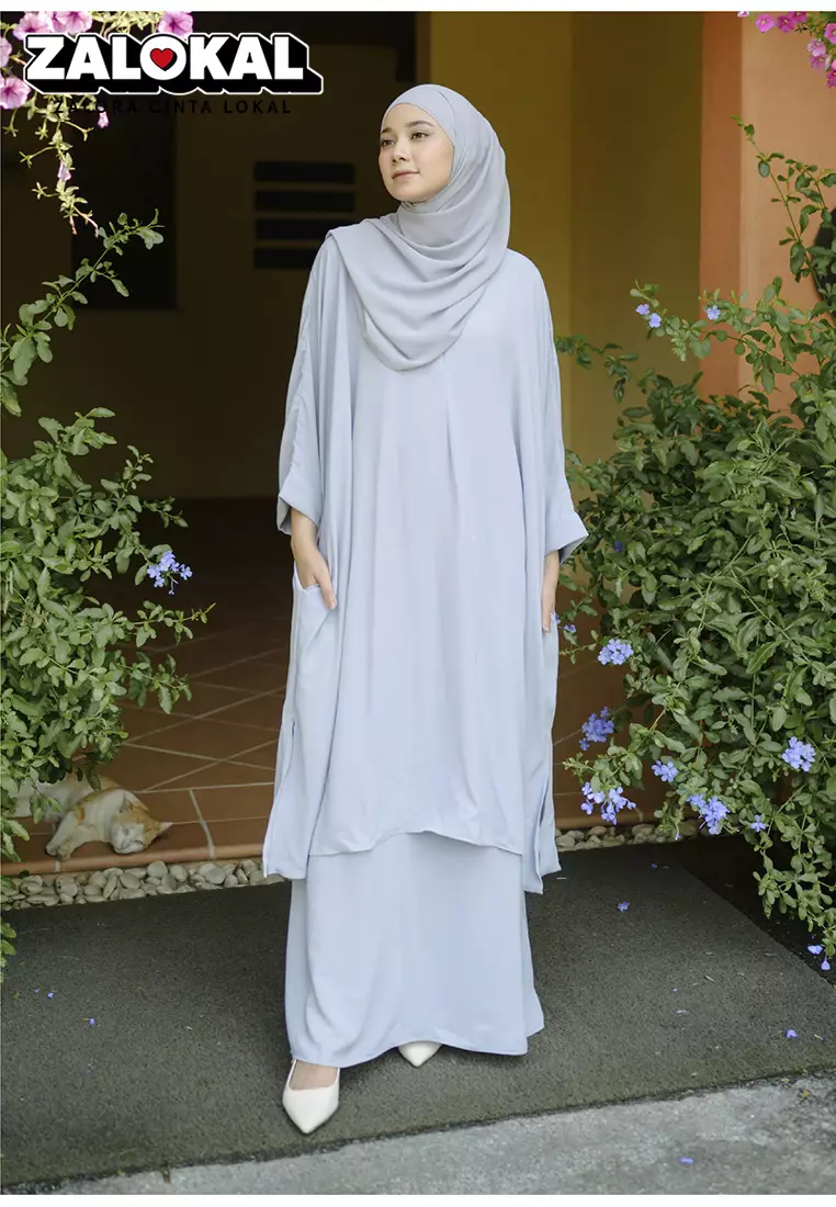 Haifa Tunik Set Baby Blue