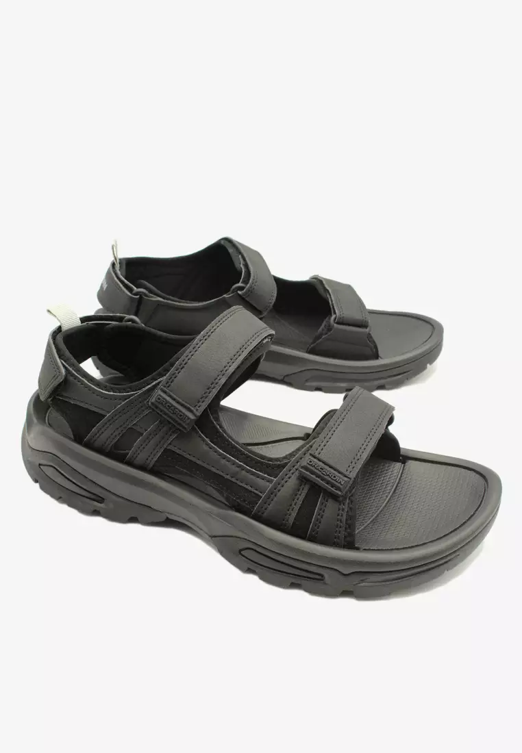 Dr Cardin Faux Leather Cum Fabric Men Chunky Sport Sandal  D-HOL-7951